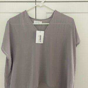 Elegant Light Gray Top